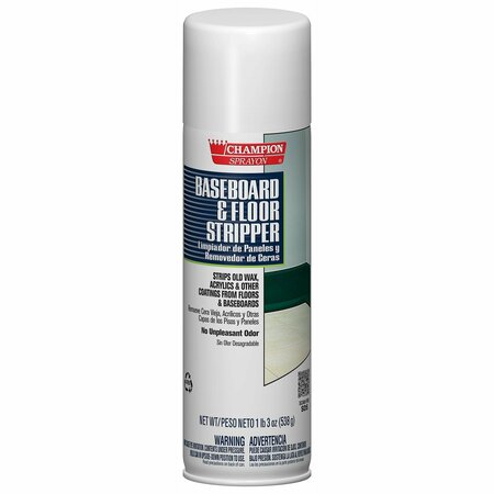 CHASE PRODUCTS Aerosol Baseboard & Floor Stripper 12/19oz, 12PK 438-5156